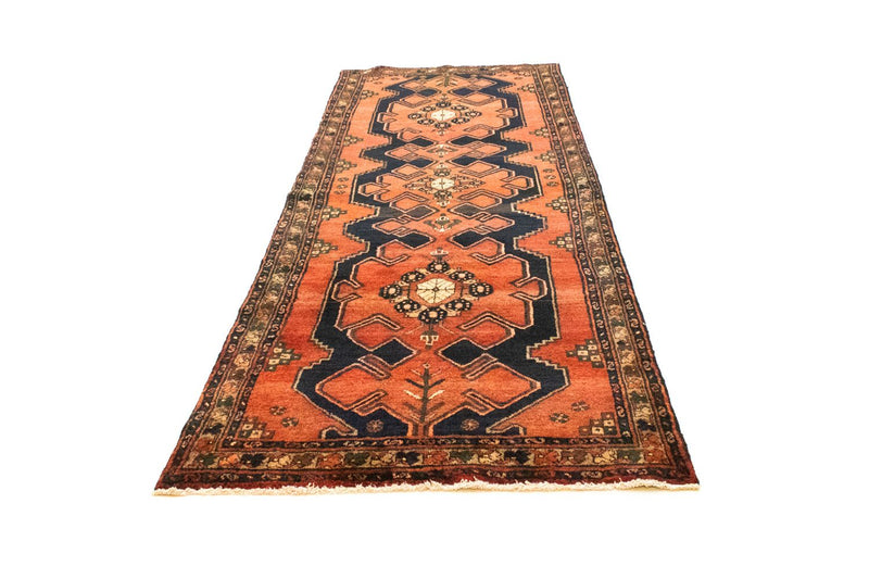 Tapis de couloir Tapis persan - Nomadic - 301 x 106 cm - bleu