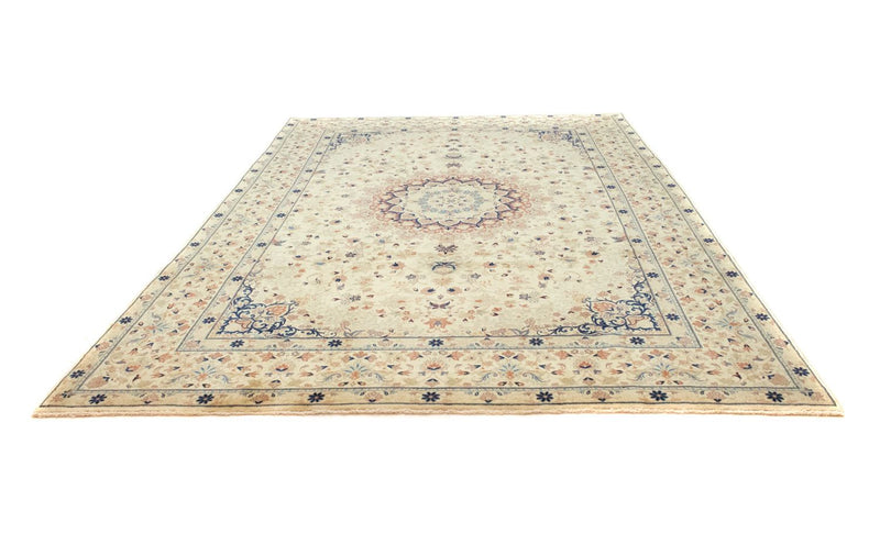 Tapis persan - Keshan - 353 x 240 cm - beige