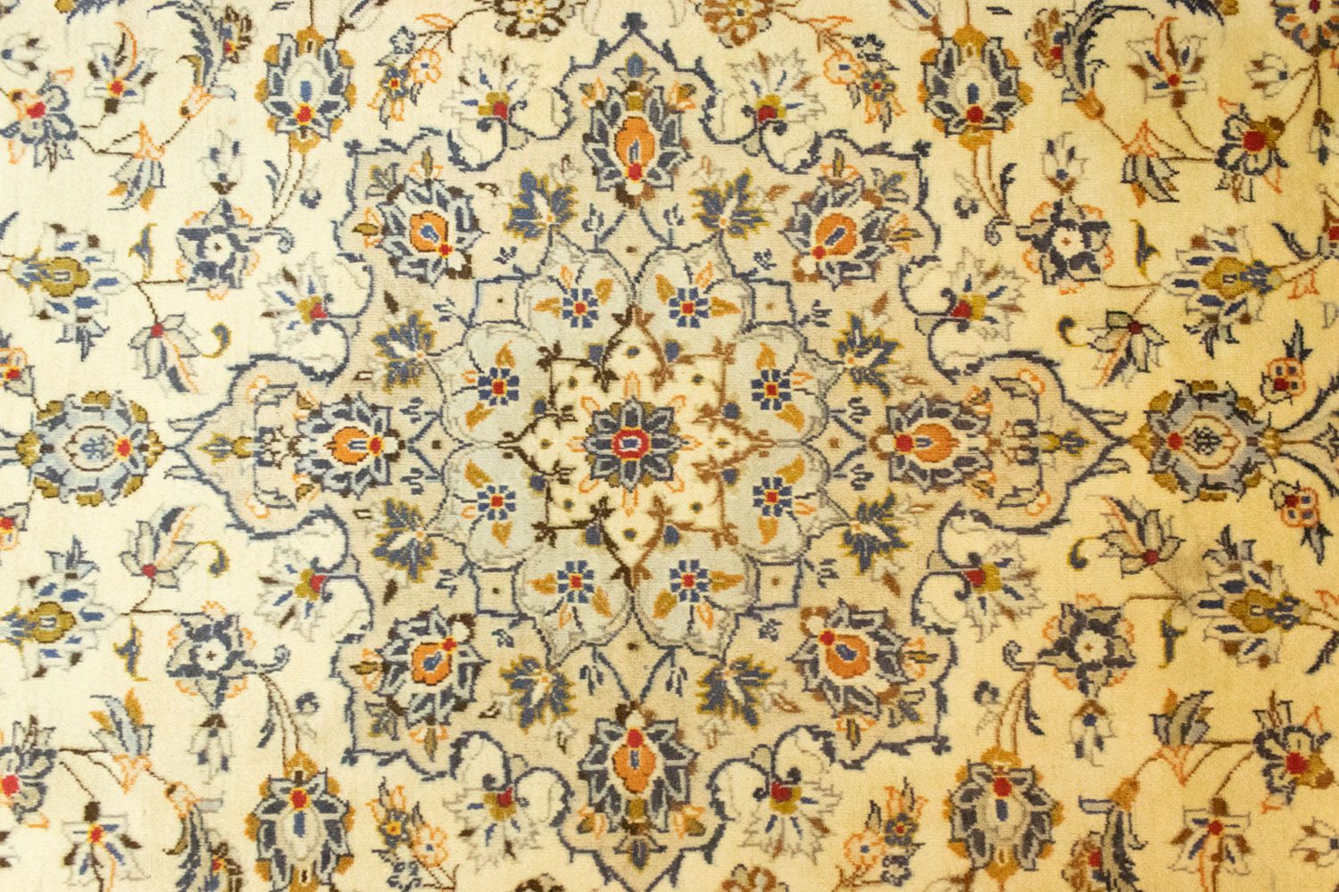 Tapis persan - Keshan - 355 x 245 cm - beige