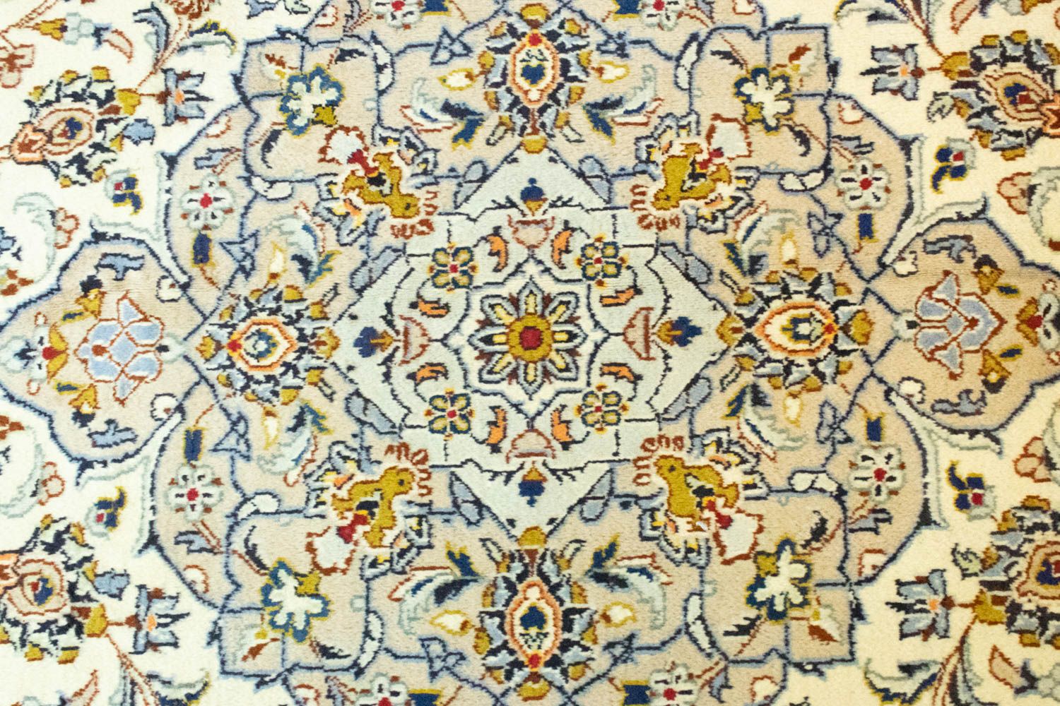 Tapis persan - Keshan - 405 x 294 cm - beige