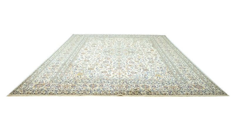 Tapis persan - Keshan - 405 x 294 cm - beige