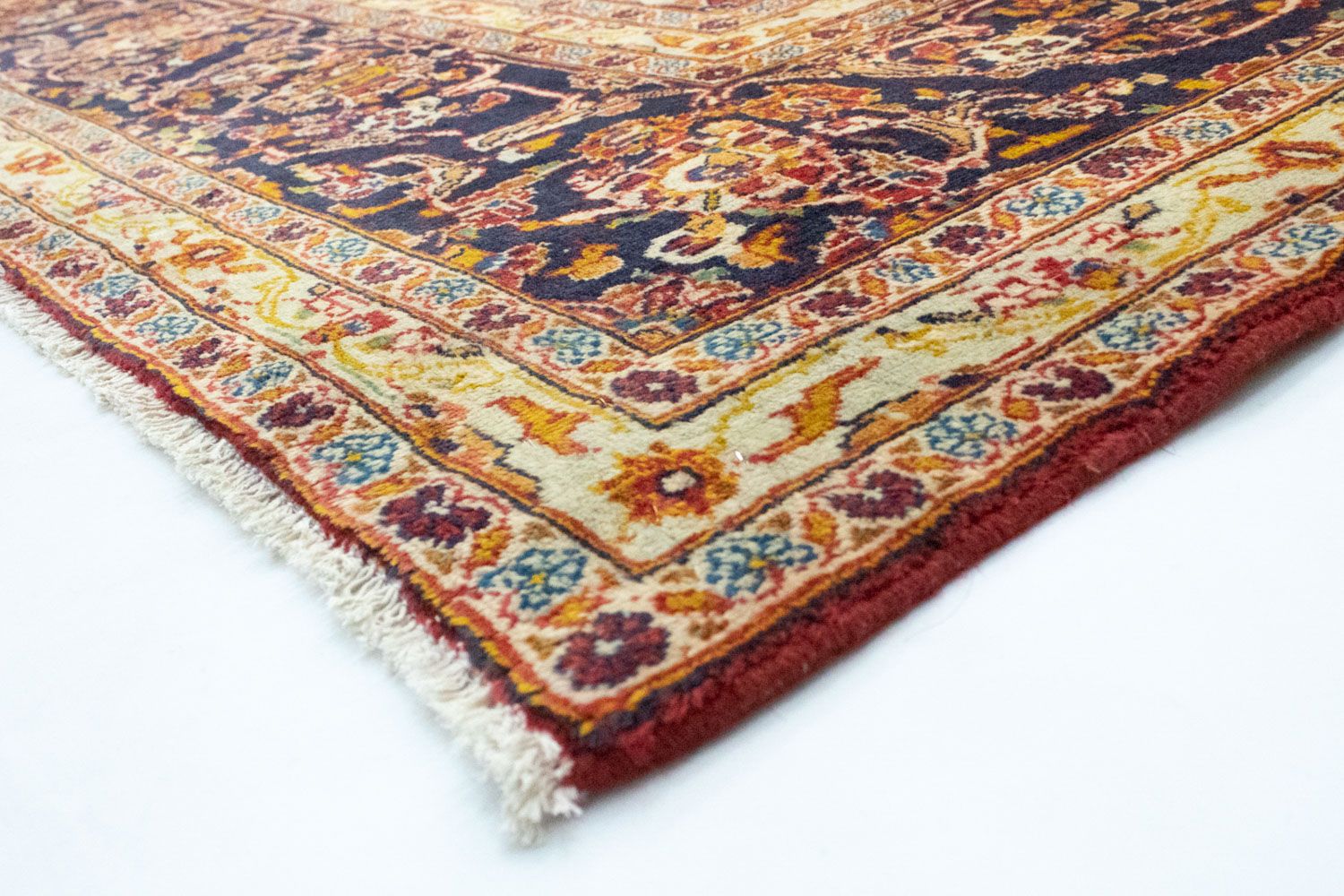 Tapis persan - Keshan - 415 x 291 cm - bleu
