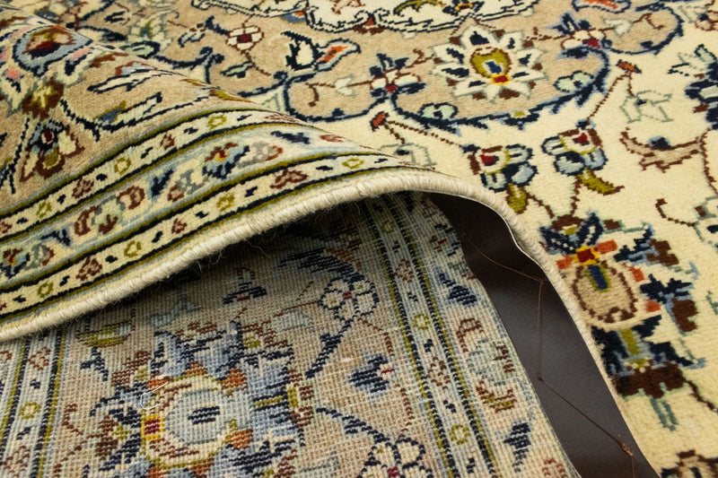 Tapis persan - Keshan - 300 x 198 cm - beige