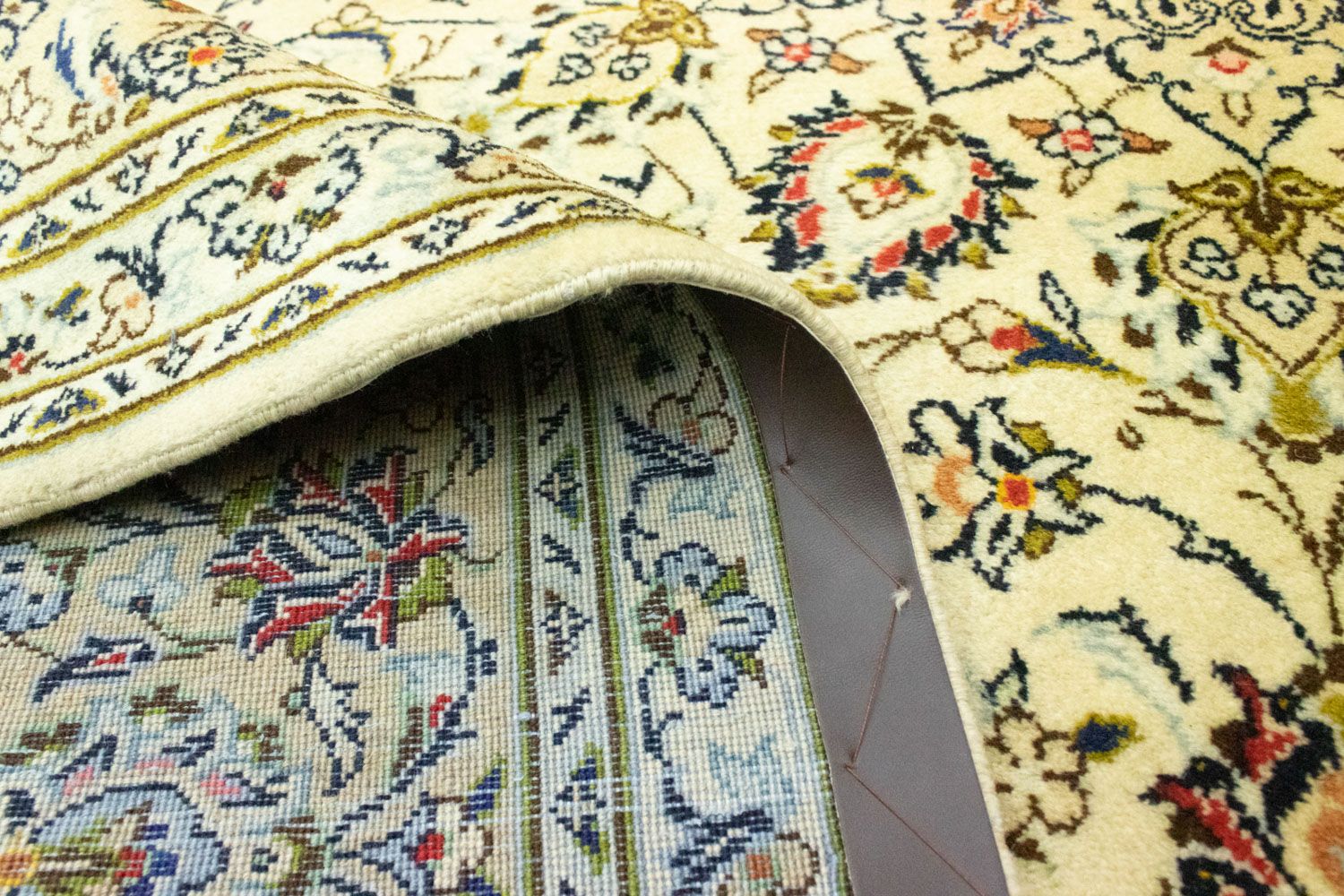 Tapis persan - Keshan - 350 x 252 cm - beige