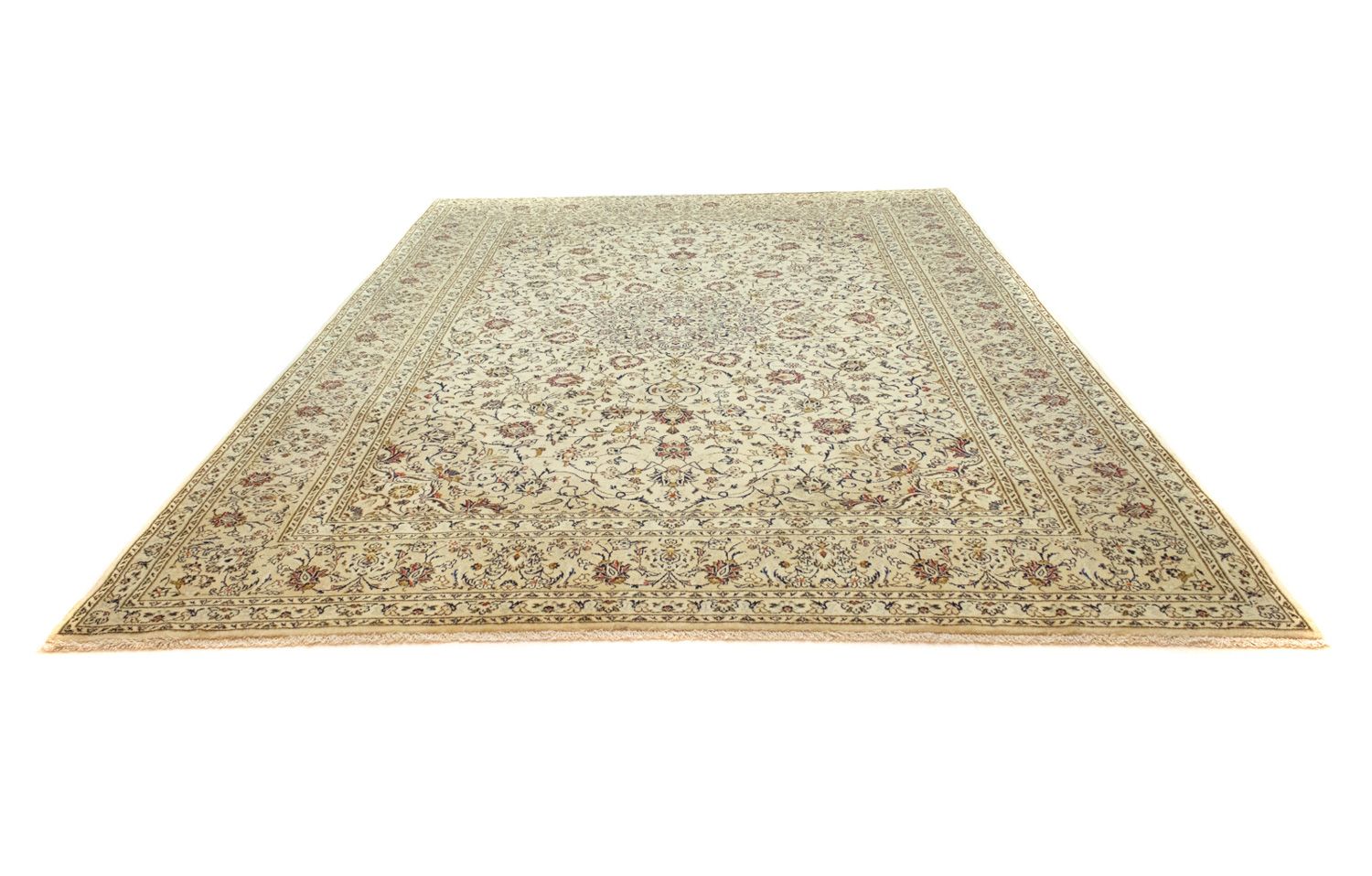 Tapis persan - Keshan - 350 x 252 cm - beige