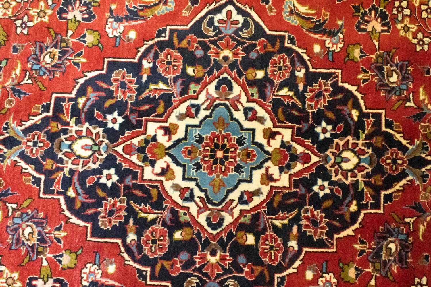 Tapis persan - Keshan - 349 x 246 cm - orange