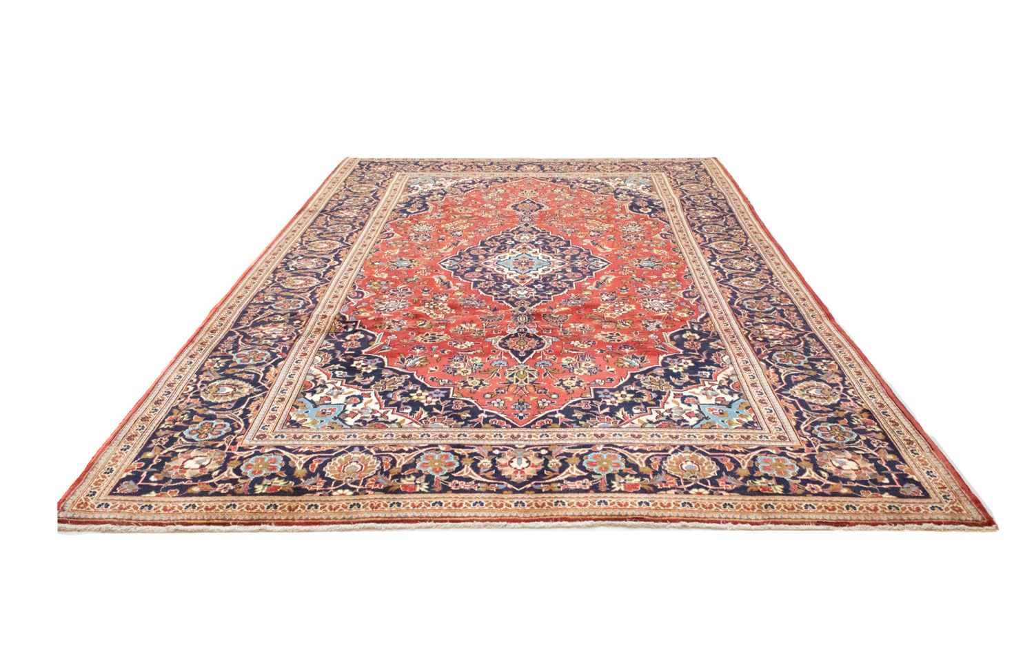 Tapis persan - Keshan - 349 x 246 cm - orange