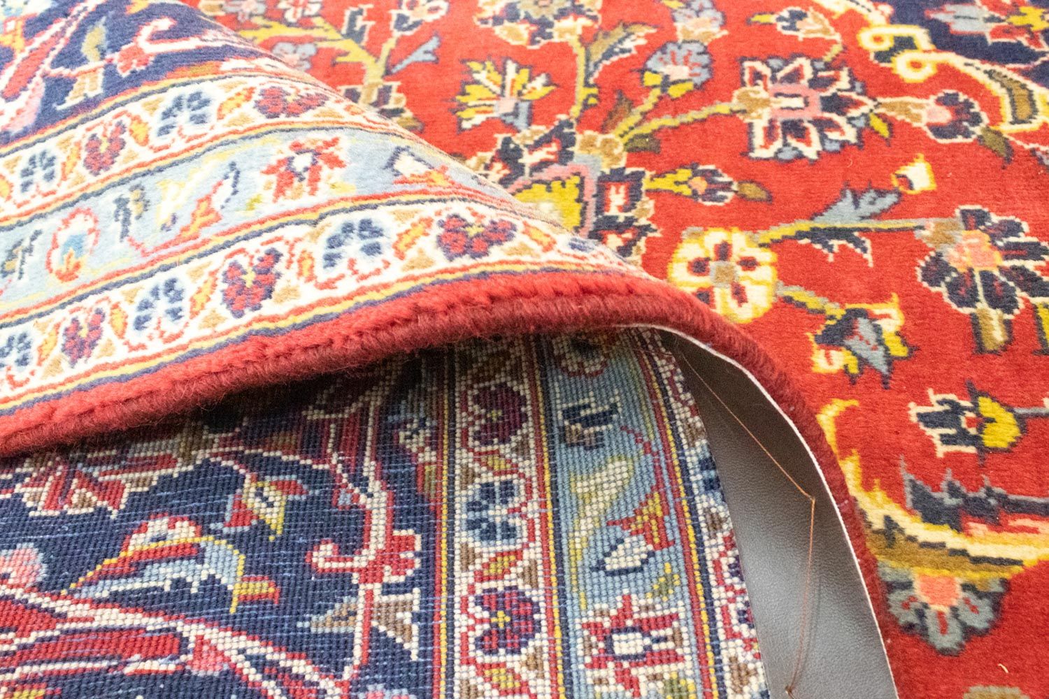 Tapis persan - Keshan - 345 x 251 cm - rouge