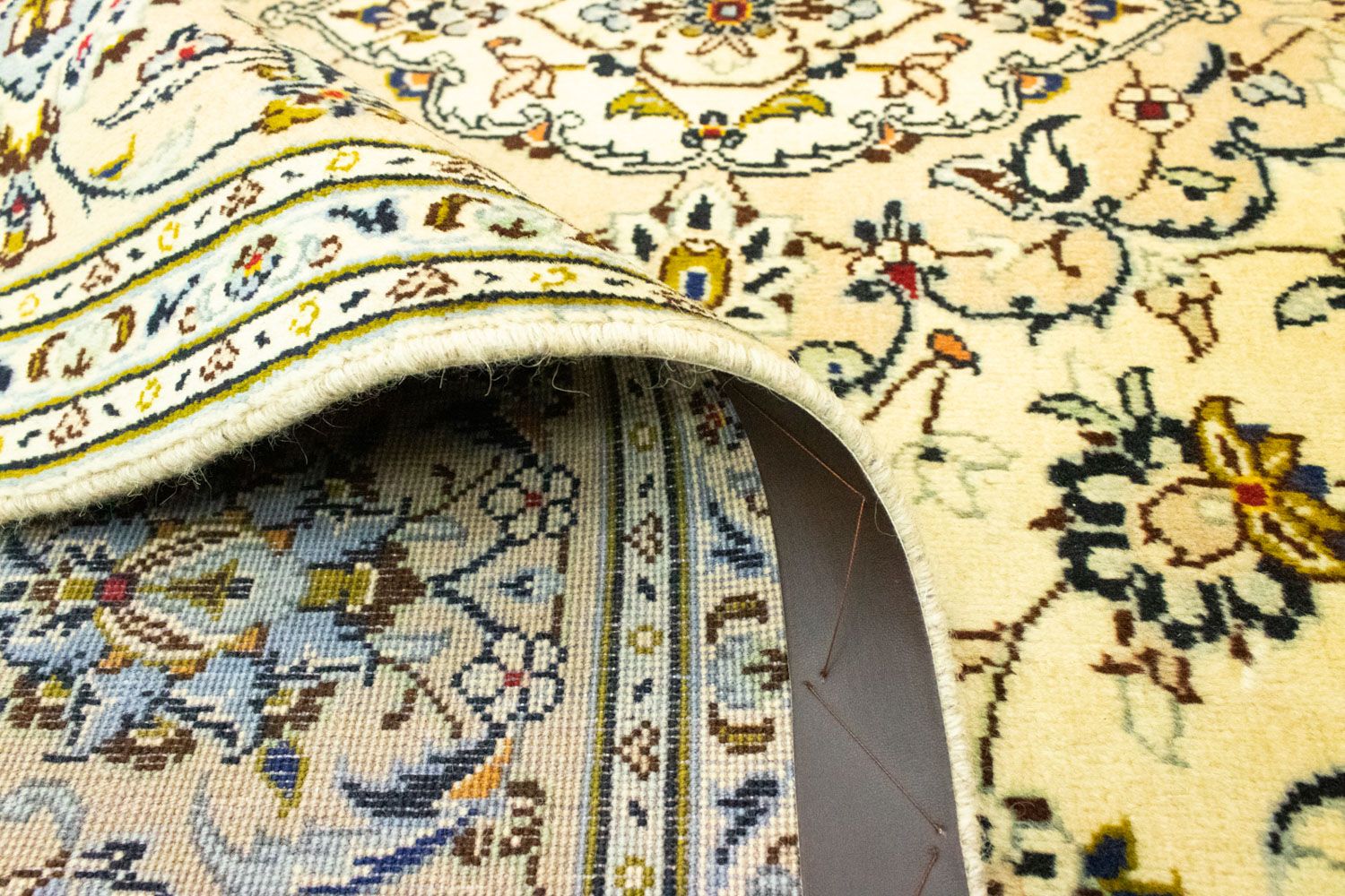 Tapis persan - Keshan - 300 x 197 cm - beige