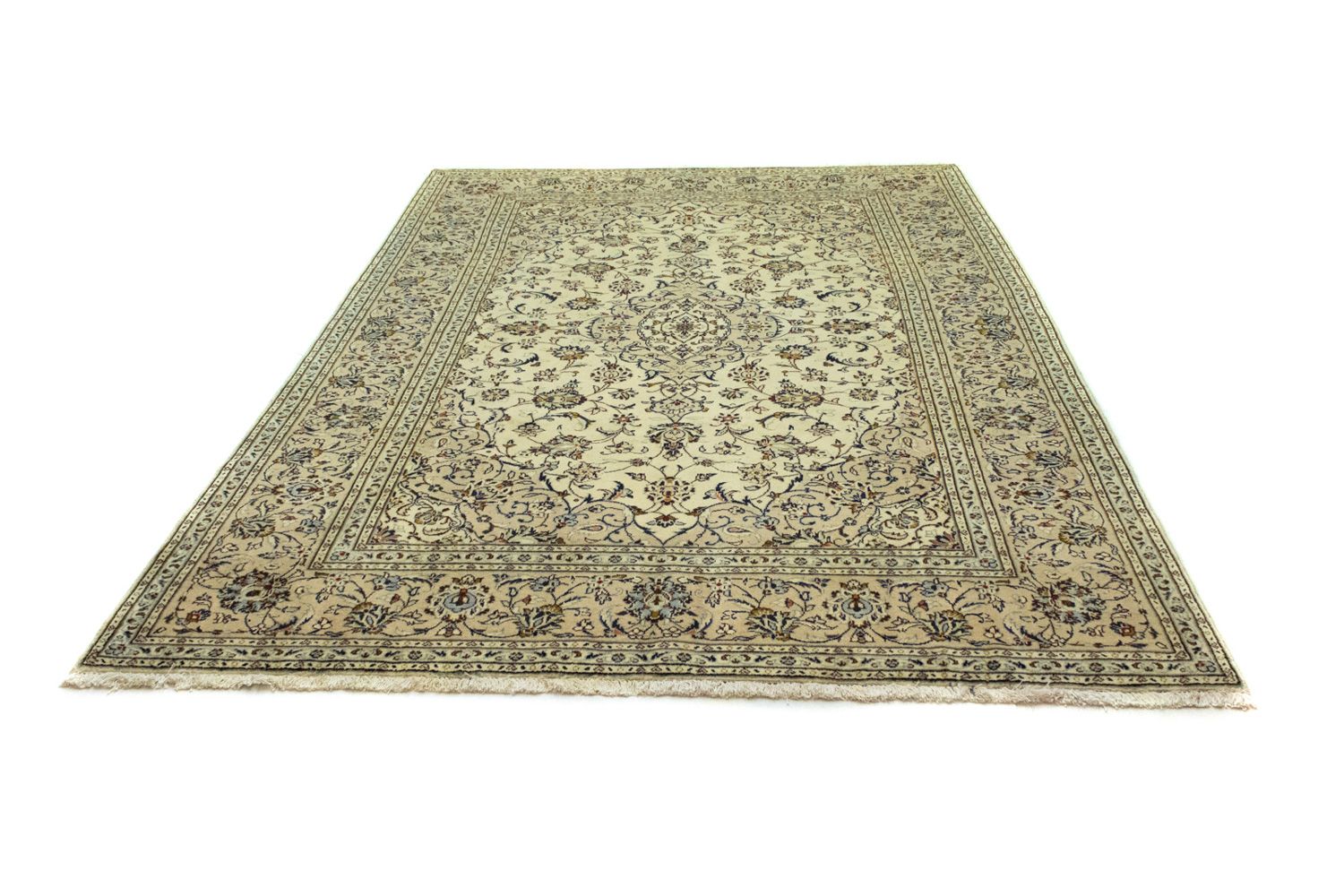 Tapis persan - Keshan - 300 x 197 cm - beige