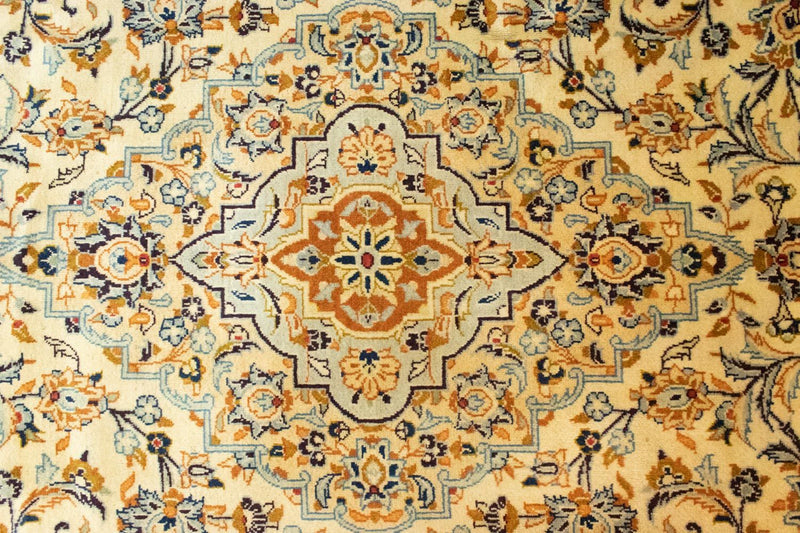 Tapis persan - Keshan - 369 x 246 cm - beige