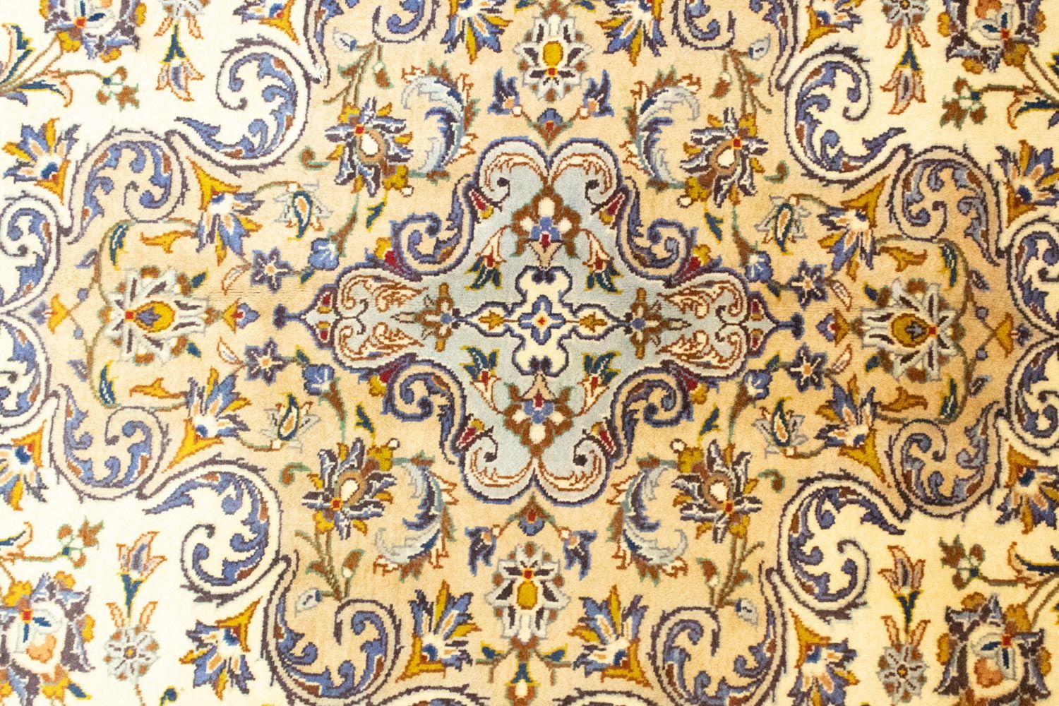 Tapis persan - Keshan - 396 x 293 cm - beige