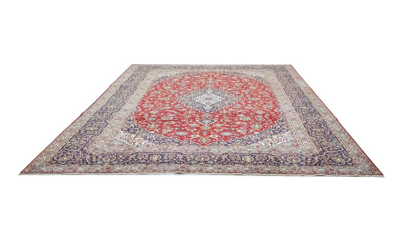 Tapis persan - Keshan - 390 x 297 cm - rouge