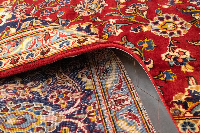 Tapis persan - Keshan - 402 x 297 cm - rouge