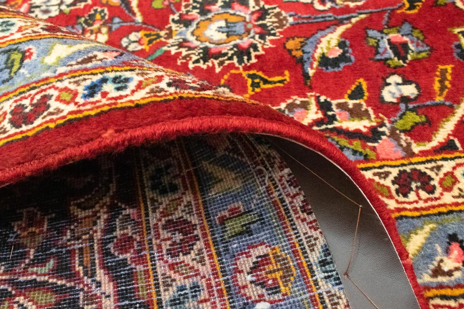 Tapis persan - Keshan - 415 x 298 cm - rouge