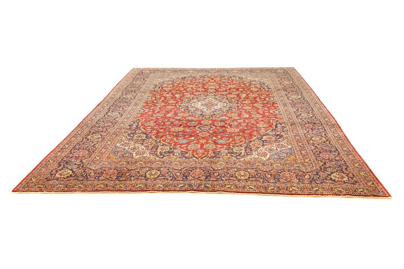 Tapis persan - Keshan - 406 x 307 cm - orange