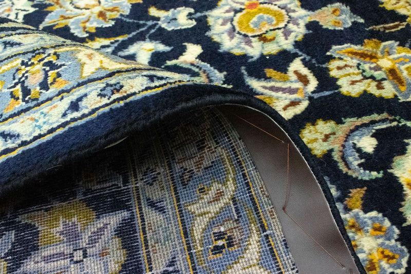 Tapis persan - Keshan - 431 x 308 cm - bleu