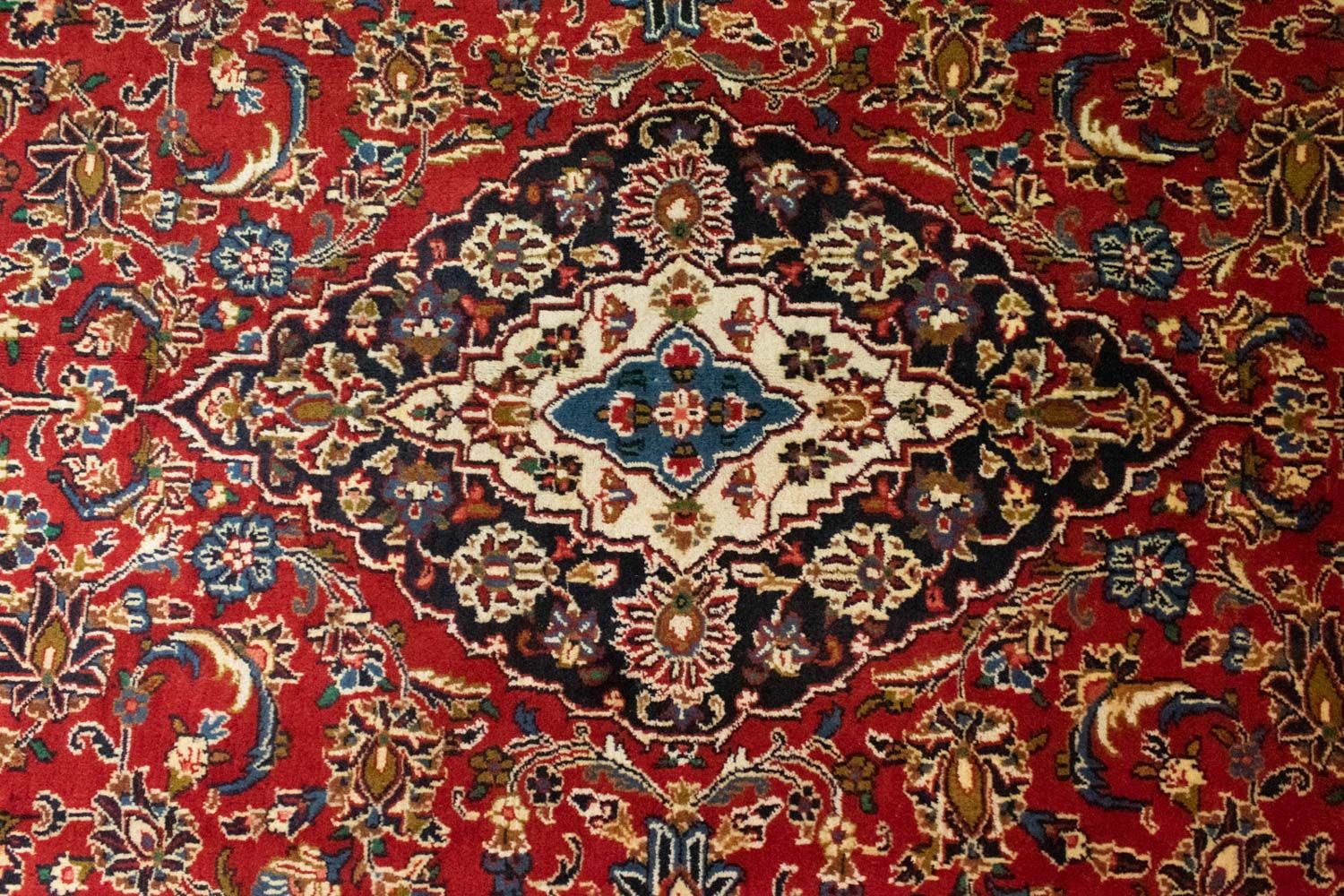 Tapis persan - Keshan - 311 x 200 cm - rouge