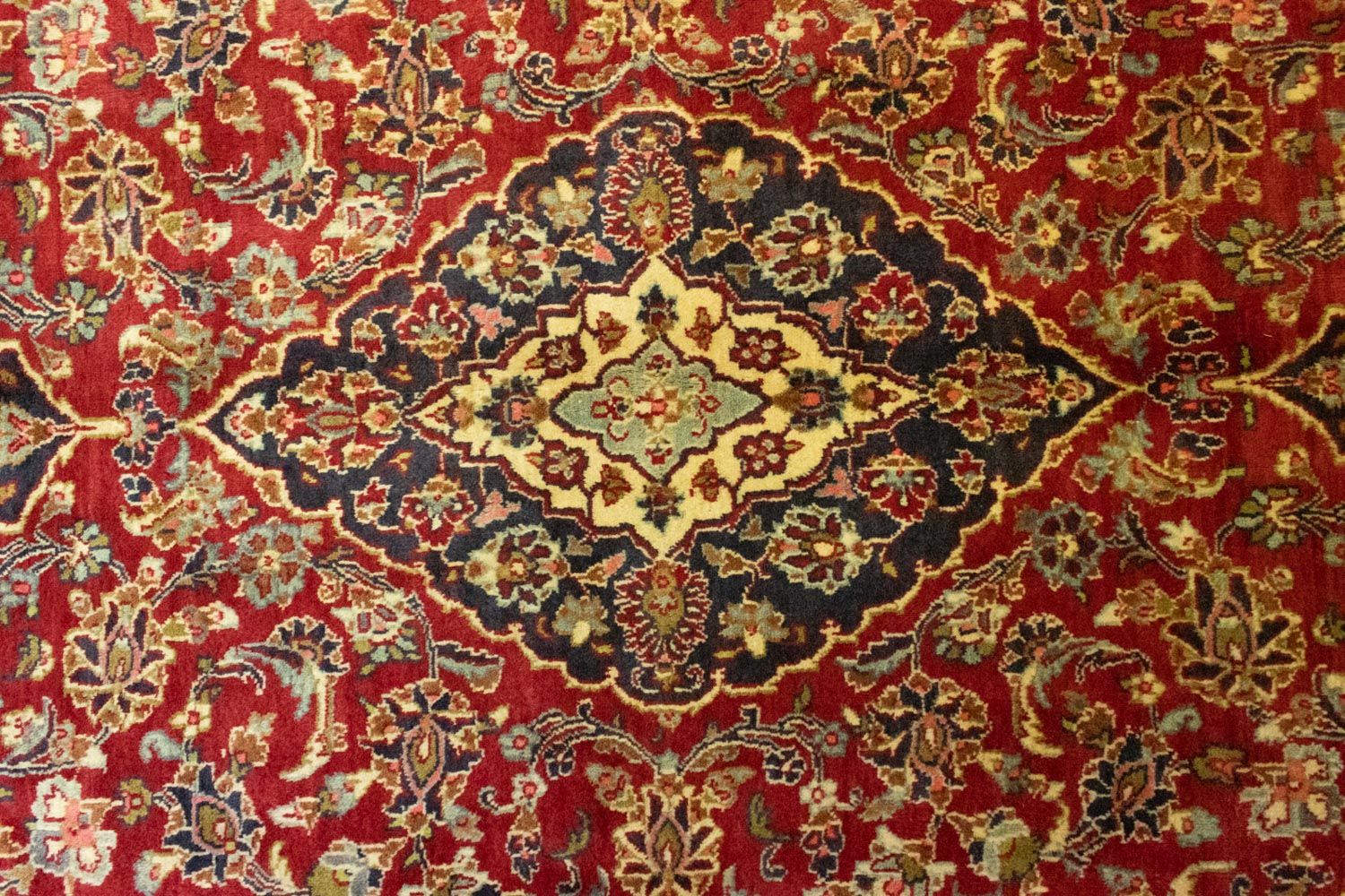 Tapis persan - Keshan - 290 x 200 cm - rouge