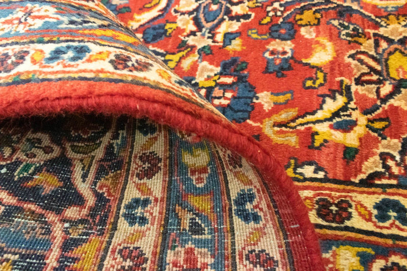 Tapis persan - Keshan - 284 x 198 cm - orange