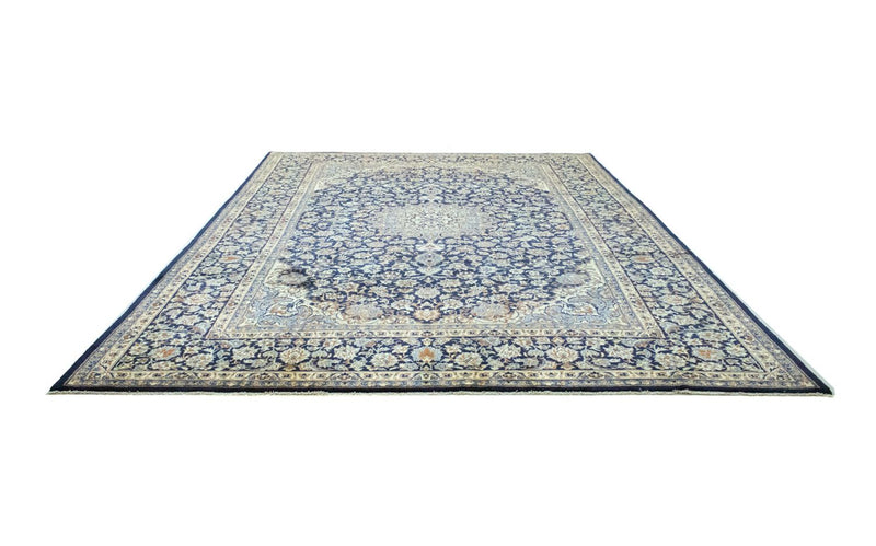Tapis persan - Classique - 414 x 295 cm - bleu