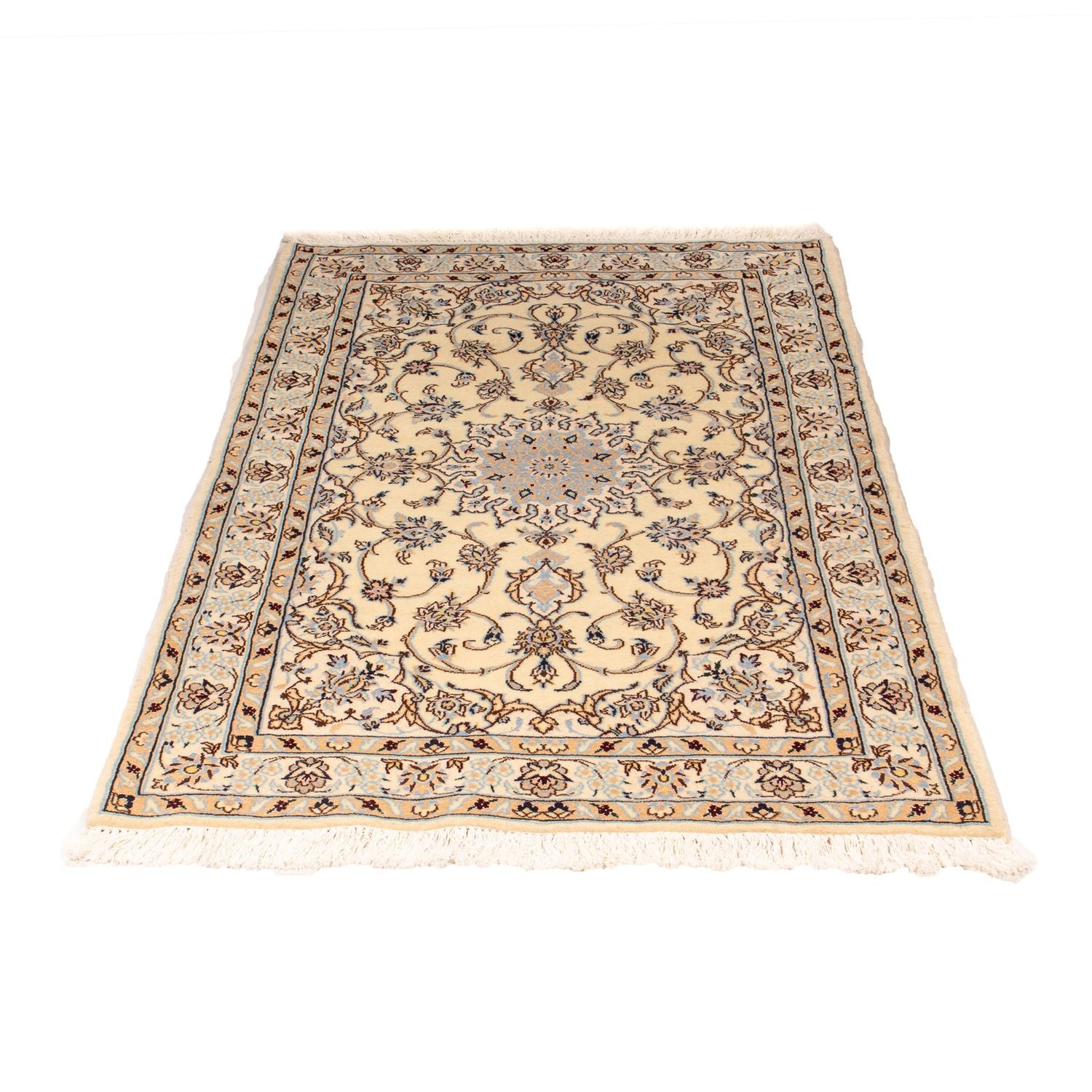 Tapis persan - Nain - Royal - 149 x 92 cm - beige