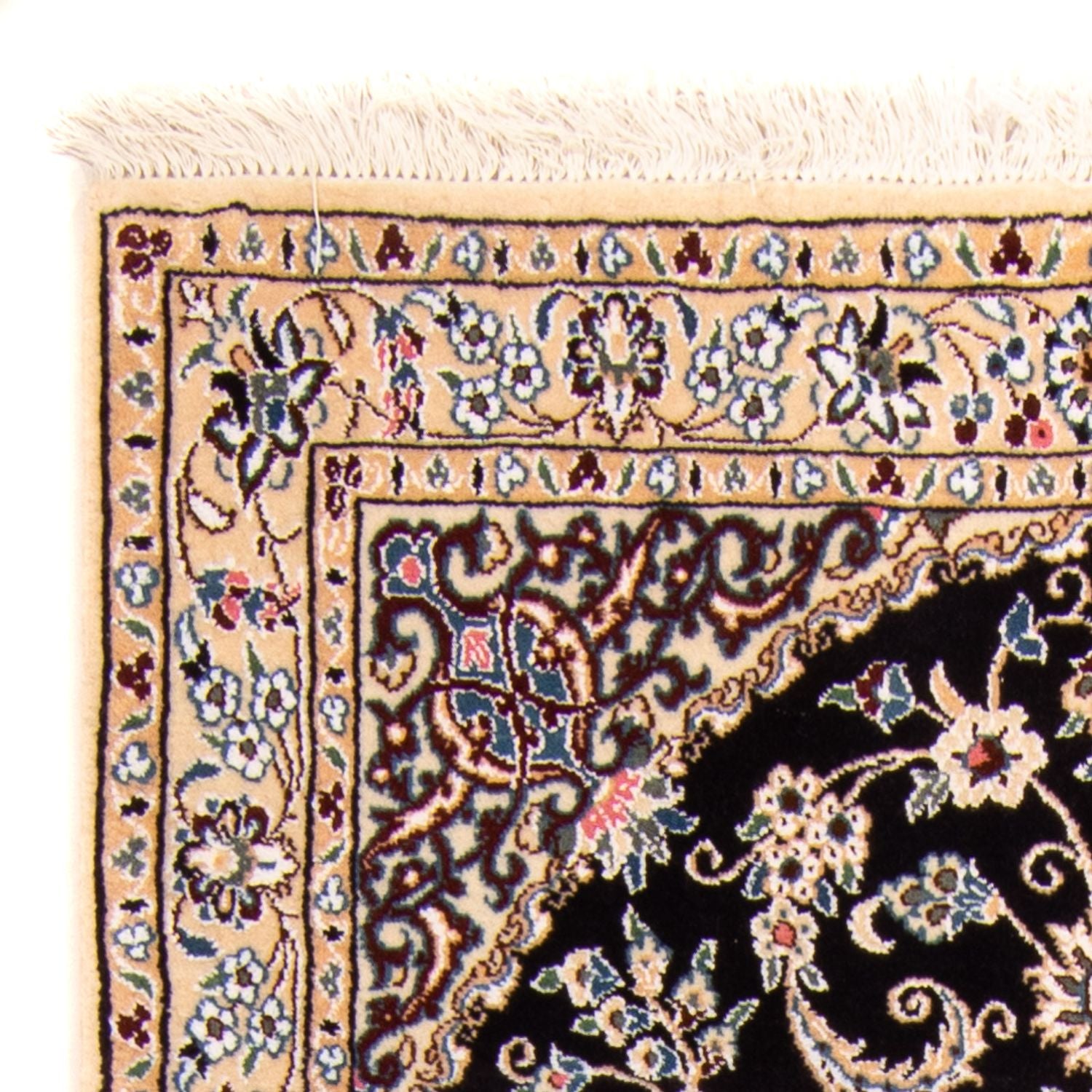 Tapis persan - Nain - Royal - 156 x 98 cm - bleu foncé