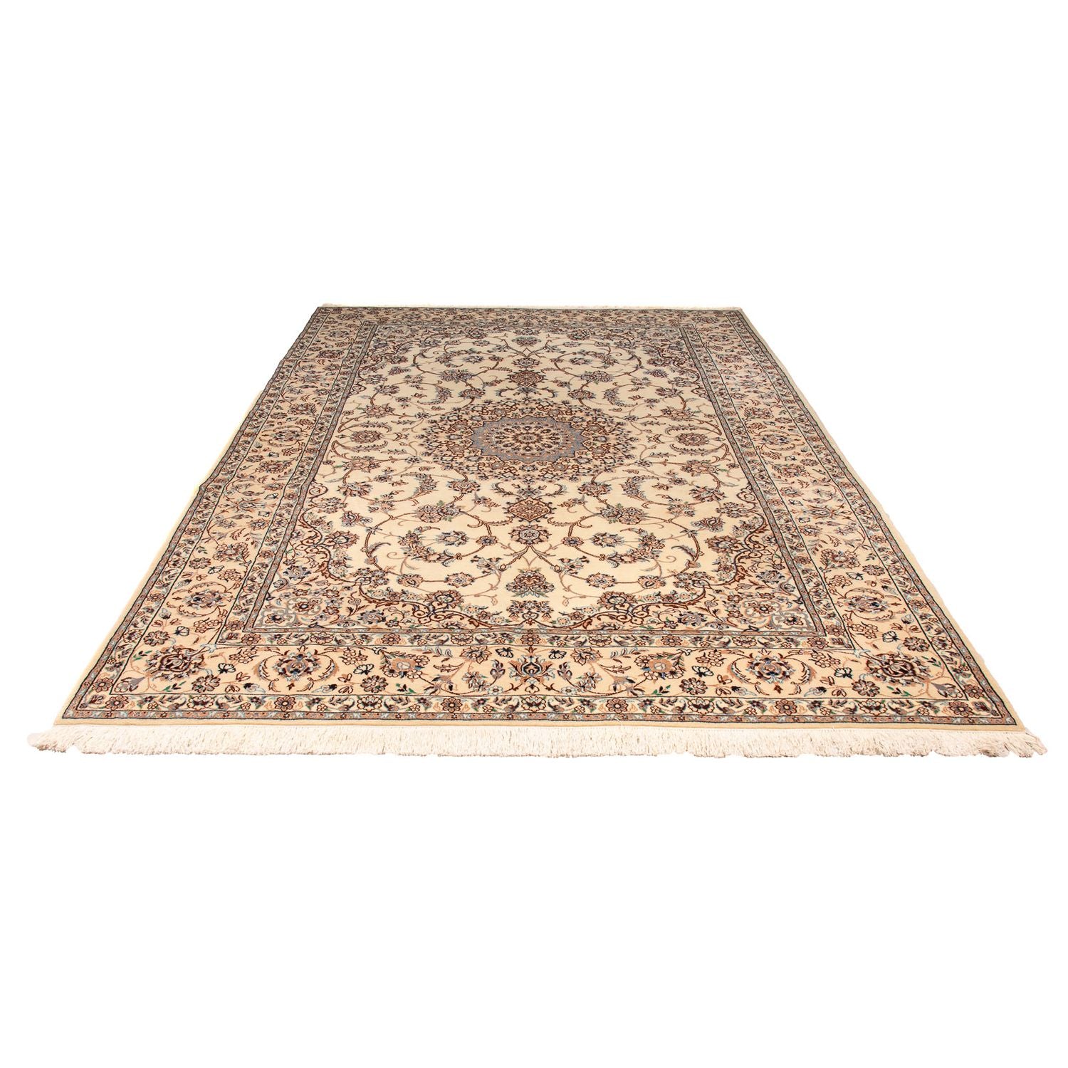 Tapis persan - Nain - Royal - 337 x 210 cm - beige