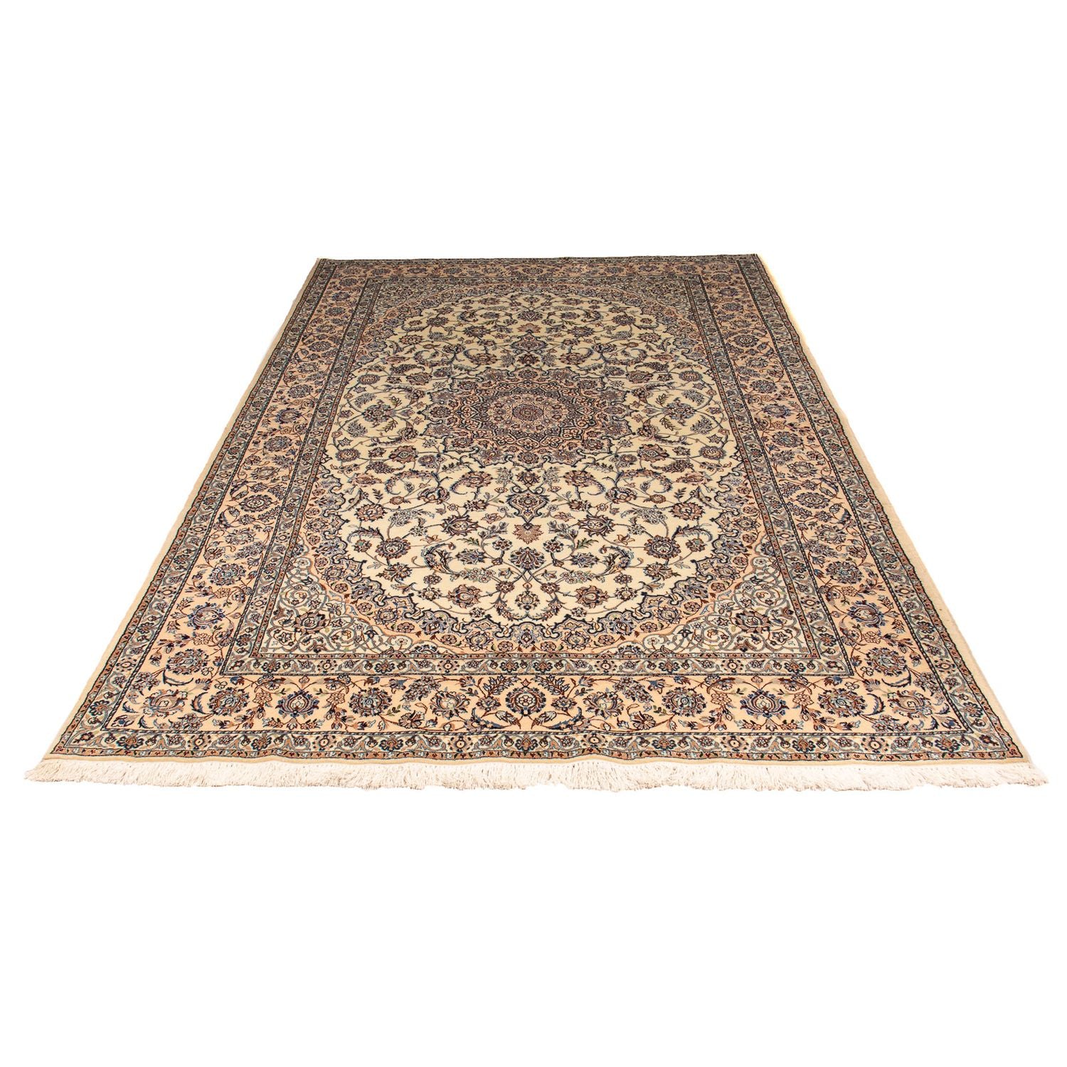 Tapis persan - Nain - Premium - 264 x 155 cm - beige