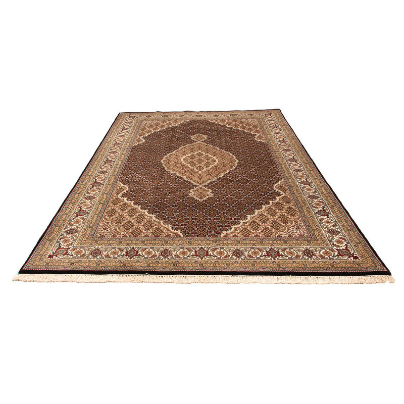 Tapis persan - Tabriz - 300 x 200 cm - bleu foncé