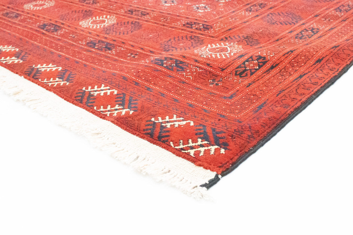 Tapis afghan - Boukhara - 293 x 196 cm - rouge