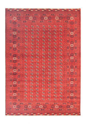 Tapis afghan - Boukhara - 293 x 203 cm - rouge