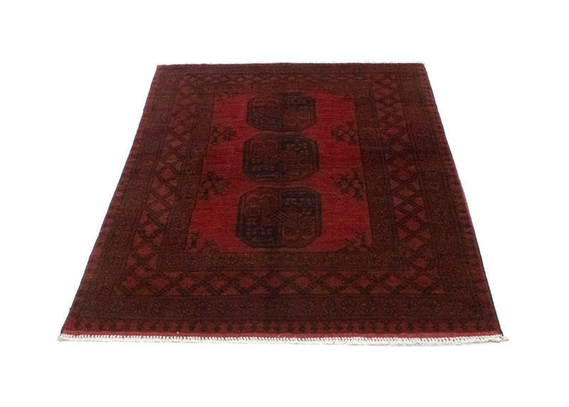 Tapis afghan - Filpa - 139 x 102 cm - rouge