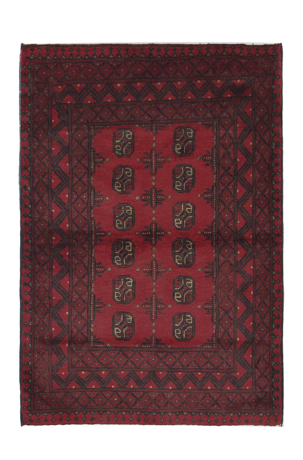 Tapis afghan - Filpa - 148 x 103 cm - rouge