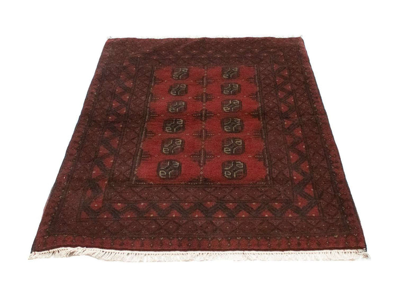 Tapis afghan - Filpa - 148 x 103 cm - rouge