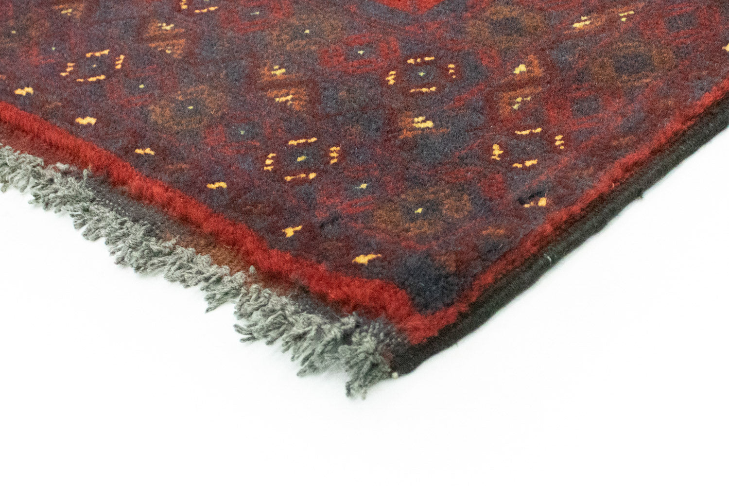 Tapis afghan - Kunduz - 125 x 78 cm - rouge