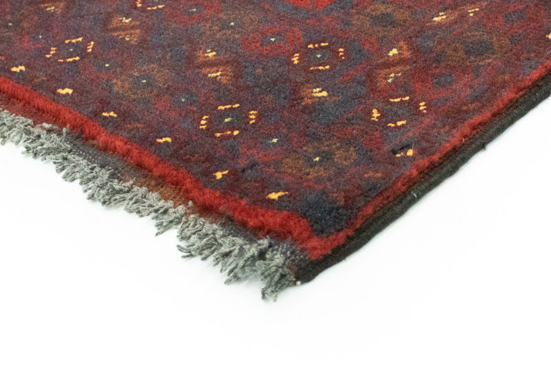 Tapis afghan - Kunduz - 125 x 78 cm - rouge