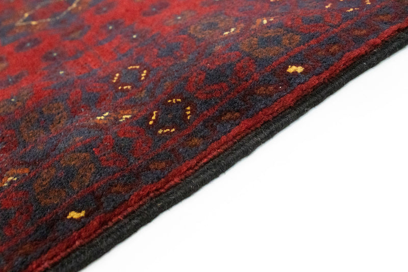 Tapis afghan - Kunduz - 125 x 78 cm - rouge