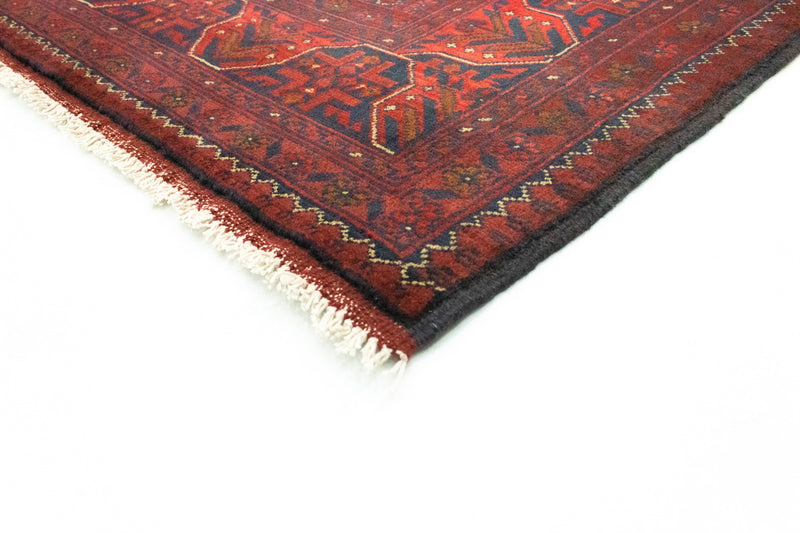 Tapis afghan - Kunduz - 195 x 155 cm - rouge
