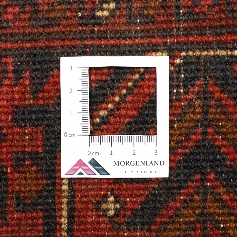 Tapis afghan - Kunduz - 195 x 155 cm - rouge