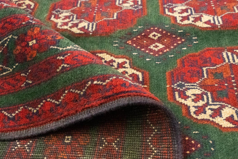 Tapis afghan - Kunduz - 190 x 150 cm - rouge