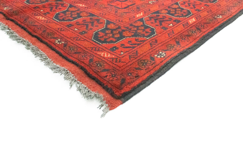 Tapis afghan - Kunduz - 156 x 105 cm - rouge