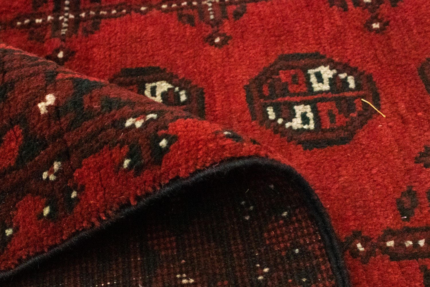 Tapis afghan - Filpa - 242 x 163 cm - rouge
