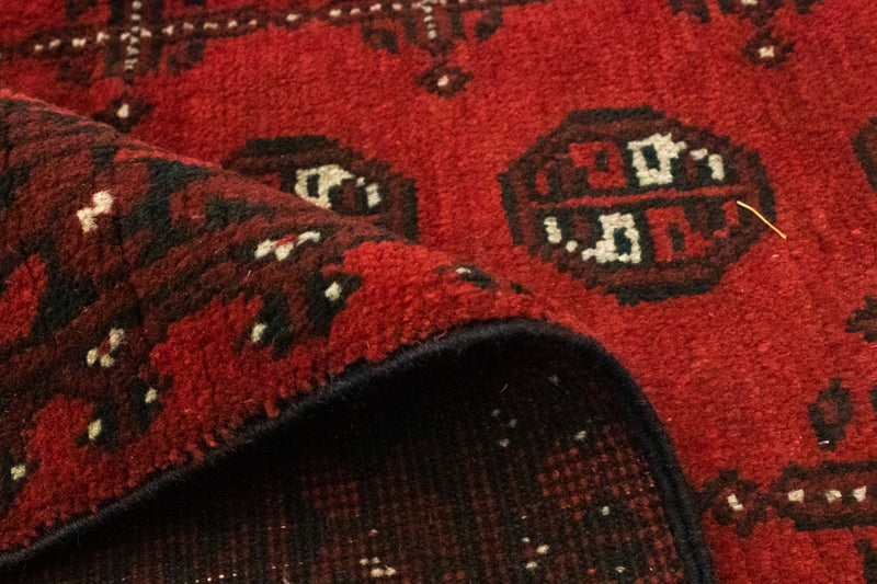 Tapis afghan - Filpa - 242 x 163 cm - rouge