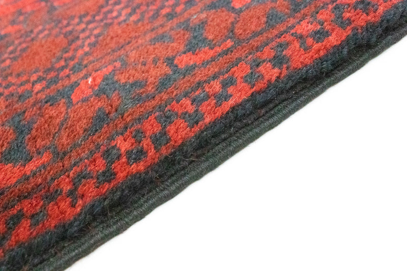 Tapis afghan - Filpa - 148 x 106 cm - rouge