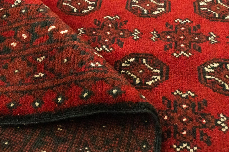 Tapis afghan - Filpa - 192 x 101 cm - rouge