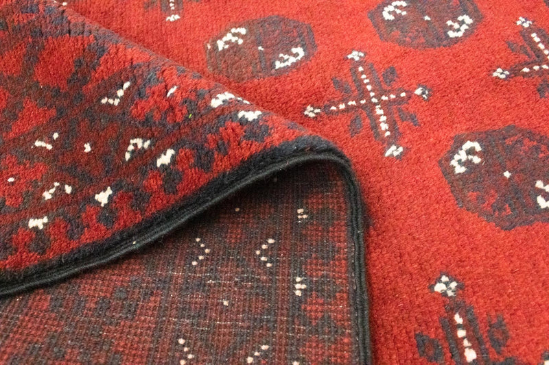 Tapis afghan - Filpa - 192 x 99 cm - rouge