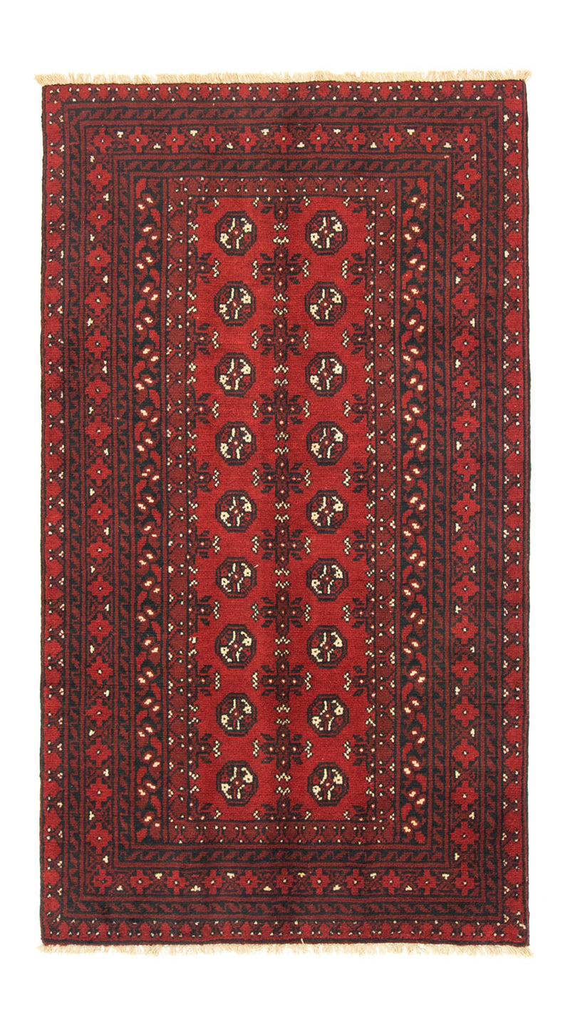 Tapis afghan - Filpa - 190 x 104 cm - rouge