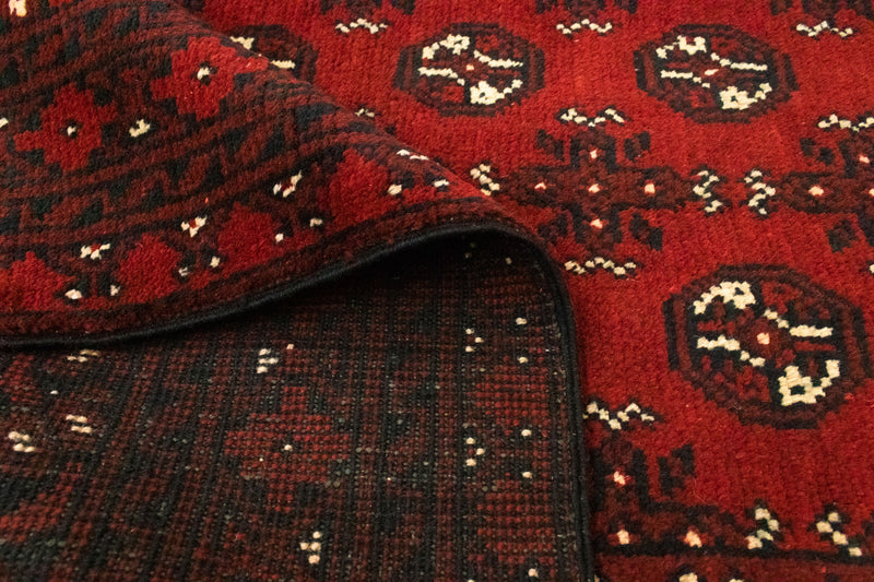 Tapis afghan - Filpa - 190 x 104 cm - rouge