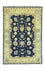 Ziegler Teppich 149 x 100 cm - dunkelblau